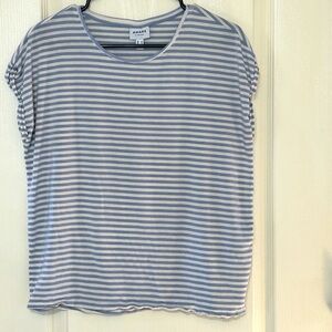 Aware VERO MODA Oversized T-shirt In Blue Stripe